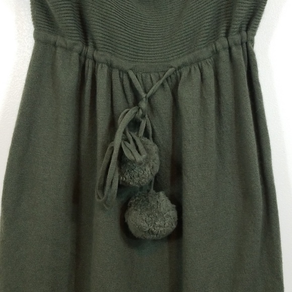 BCBG Green Woolblend Midi Overall Dress - Picture 3 of 8